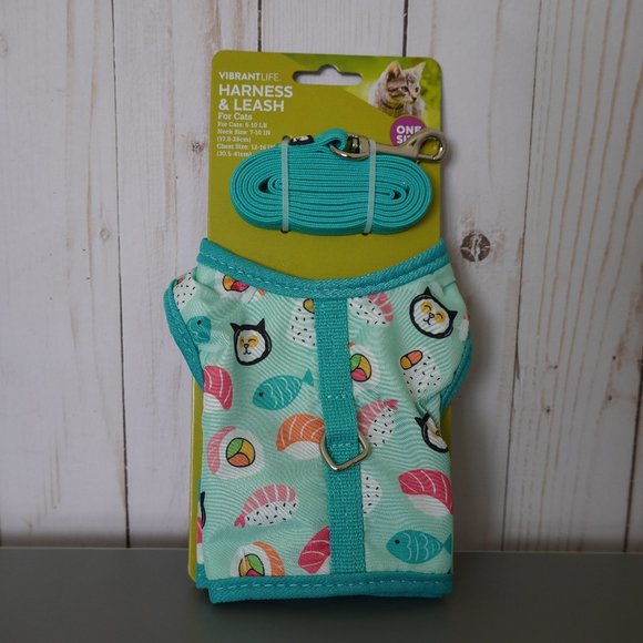 vibrant life harness and leash for cats